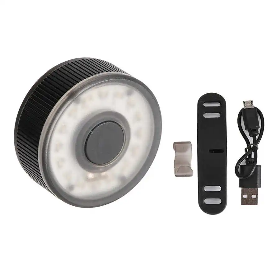 Светодиодный задний фонарь для велосипеда с зарядкой от USB предупреждающая лампа