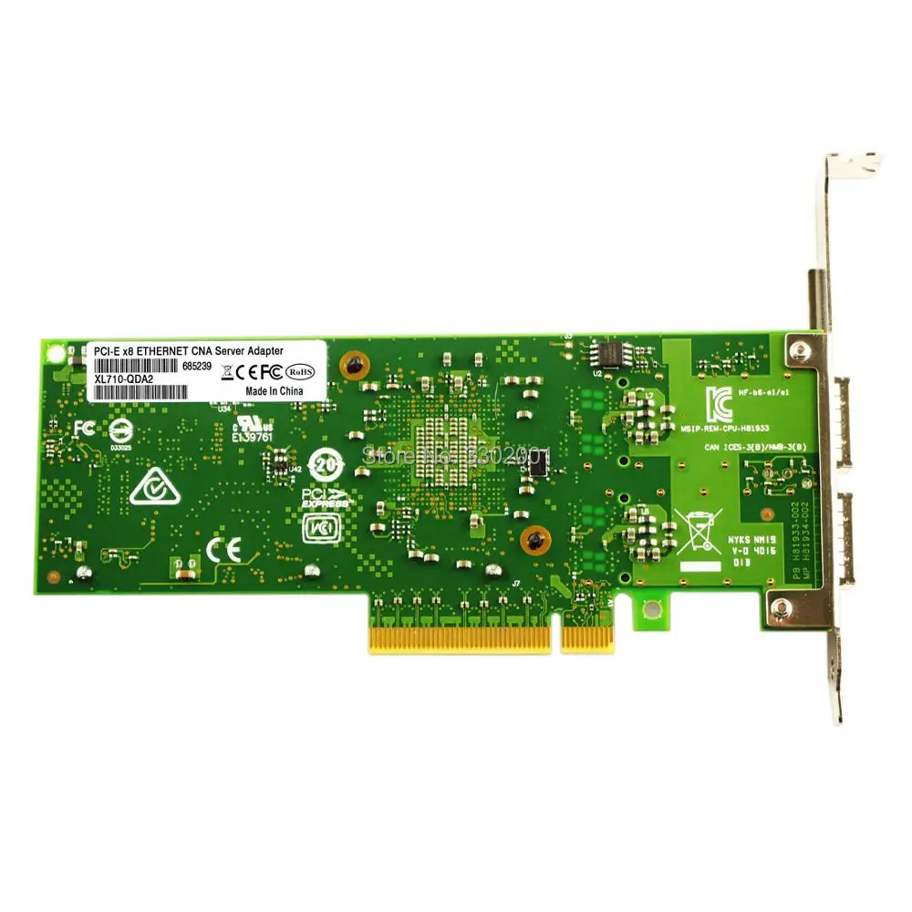 Сетевая карта PCIe3.0 X8 с двумя портами 40G процессором Intel X710BM2/AM2 Chipet | Компьютеры и