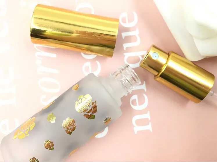 

15ML Hot Stamping Silver Spray Perfume Empty Bottle 100PCS/LOT
