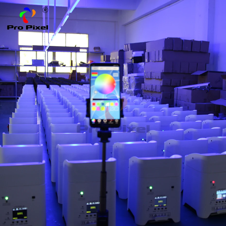 Uplighting led WIFI с батареей iphone uplight беспроводной dmx и ИК пульт дистанционного