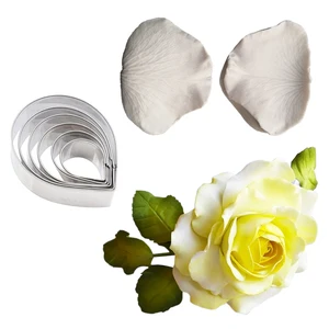 Новая роза, искусственная глина для украшения тортов, шоколадная мастика, мастика, сахарная мастика, инструменты ручной работы CS410