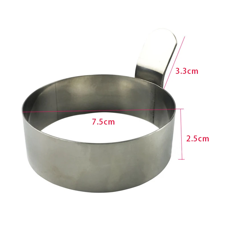 9/7.5 см блинчики для жарки бритье яиц из нержавеющей стали форма кухонные