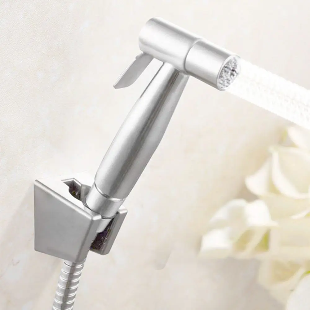 

Stainless Steel Toilet Bathroom Accessories Bidet Shower Head Nozzle Spray Sanitary Handheld Bidet Faucet Bathroom Shower