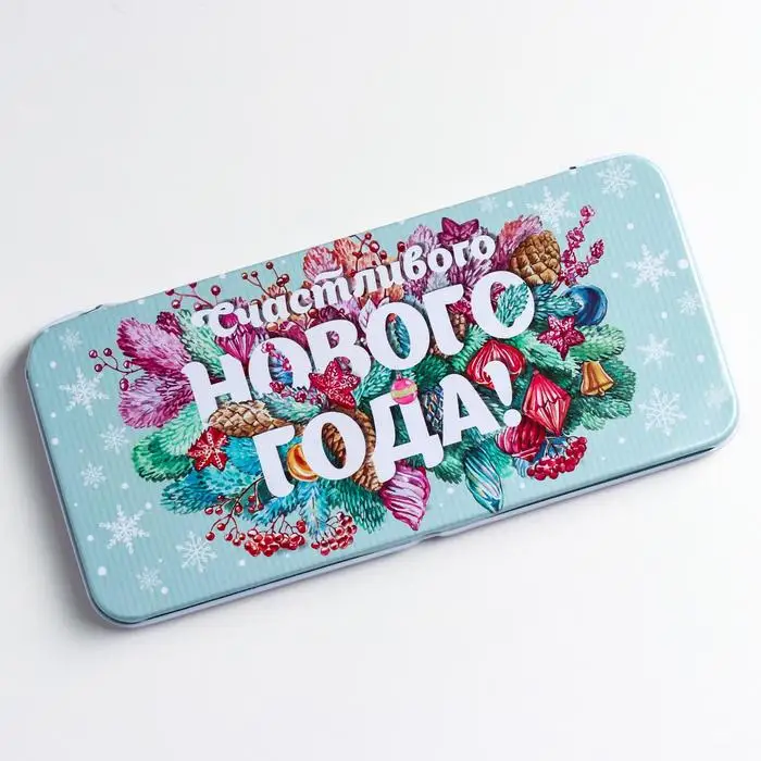 Подарочная коробочка для денег &quotСчастливого Нового года&quot 16 6х7 6х1см |