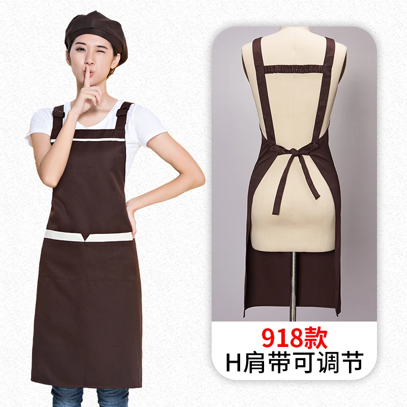 Фартук на заказ с печатью логотипа рабочая одежда ресторанный флорист кухонный