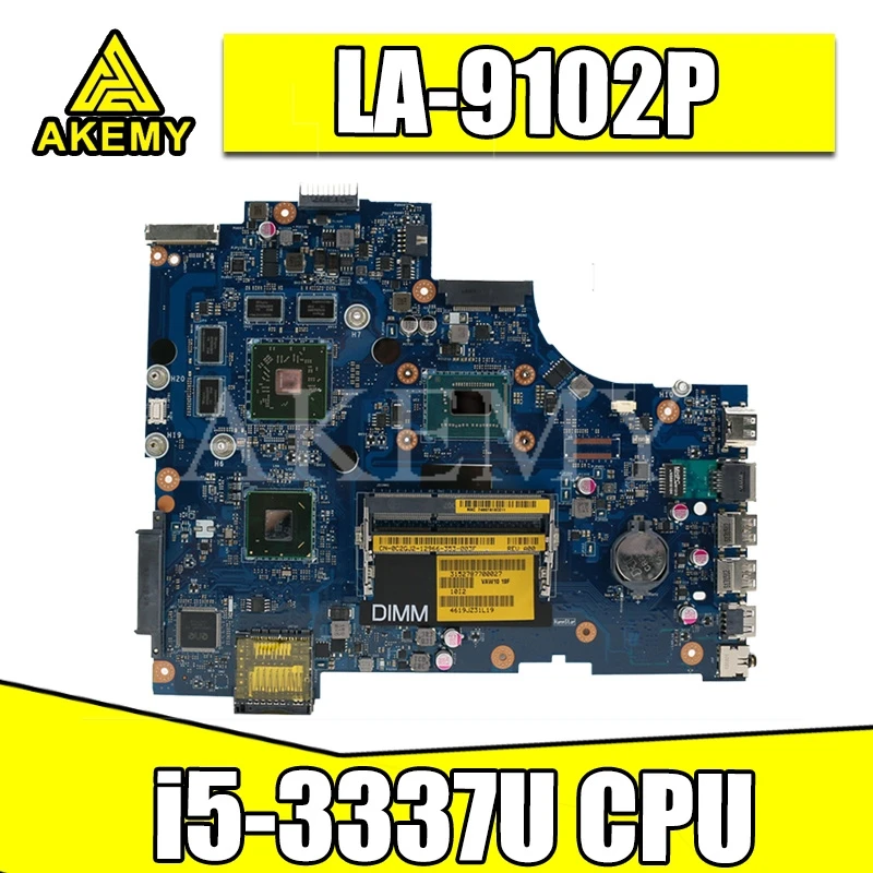 

CN-0C2GJ2 0C2GJ2 C2GJ2 для For DELL INSPIRON 3721 5721 материнская плата для ноутбука VAW11 LA-9102P REV: 1,0 (A00) I5-3337U материнская плата
