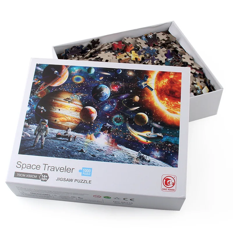 1000 штук паззл для взрослых космические звезды пазл сборка парпер Пазлы игрушки