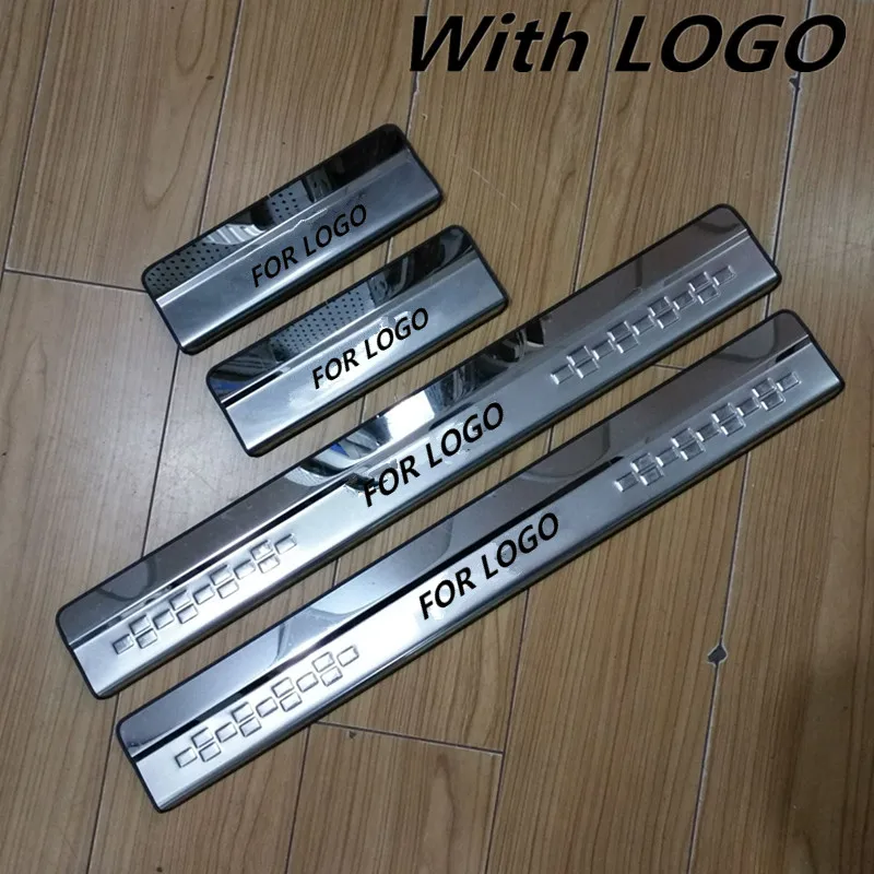 Накладка на порог двери из нержавеющей стали приветственная педаль