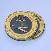 us army green beret de oppresso liber liberate from oppression usa special forces gold plated challenge coin collection