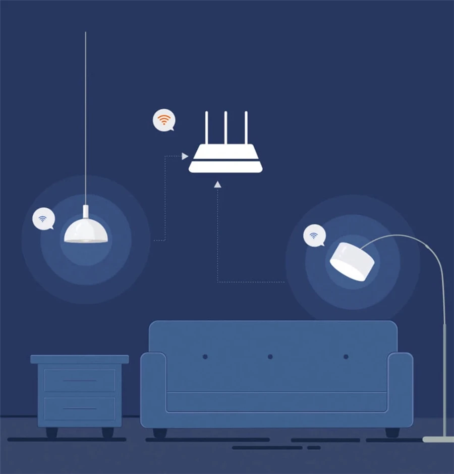 Умная Светодиодная лампа Yeelight M2 приглушаемая с сеткой и Bluetooth E27 E14 управление