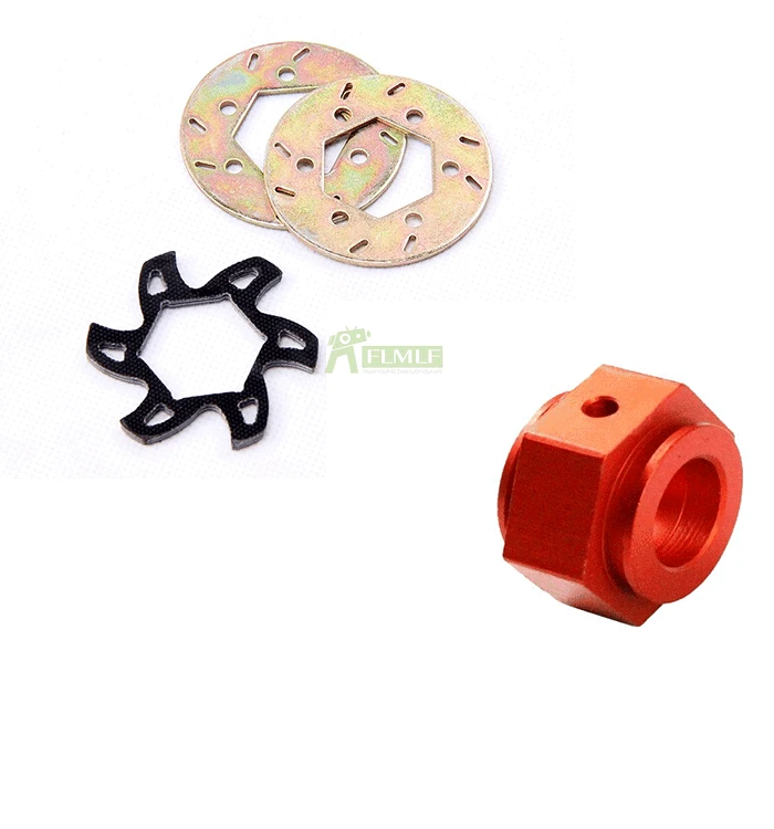 Набор тормозных дисков из углеродного волокна с ЧПУ и металлическая втулка для