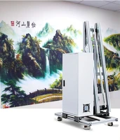 high definition art wall vertical mural 3d wall printer direct to wall printing machine with dx5710 high resolution vertical