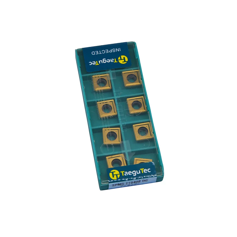 

ZIYI 10pcs SPMG110408 DG TT9080 Drilling Blade Carbide Inserts