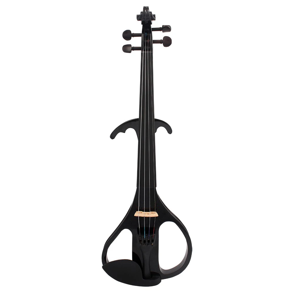 

NAOMI Electronic E Violin Electric Violin 4/4 Maple Wood Violino Ebony Fretboard Brazilwood Bow Musical Instruments With Case