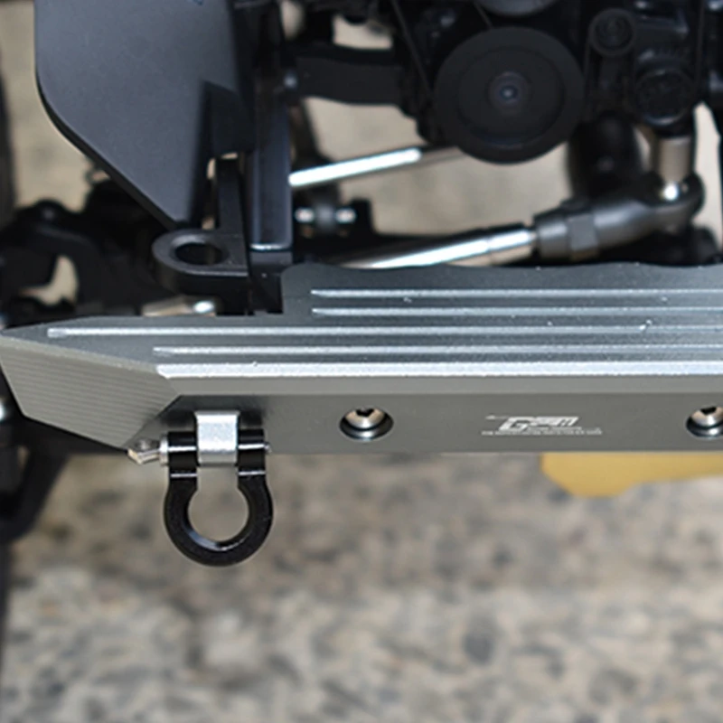 

Metal Front Bumper with Trailer Tow Hook for 1/10 RC Crawler Axial SCX10 III AXI03007 Parts Accessories