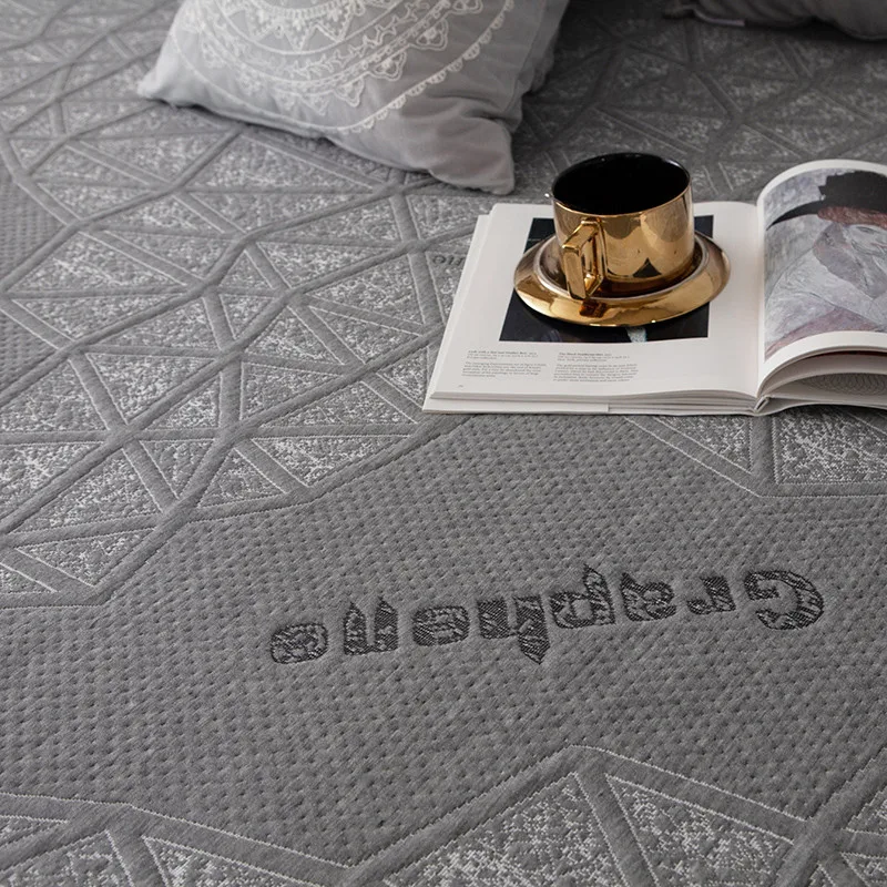 Waterproof Bed Cover Washable Simple Mattress Graphene Fitted Sheet Air Layer Cotton Dust Anti-mite | Дом и сад
