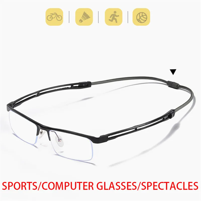 Zerosun TR90 спортивные очки с оправой для Для мужчин компьютерные человек Блокировка