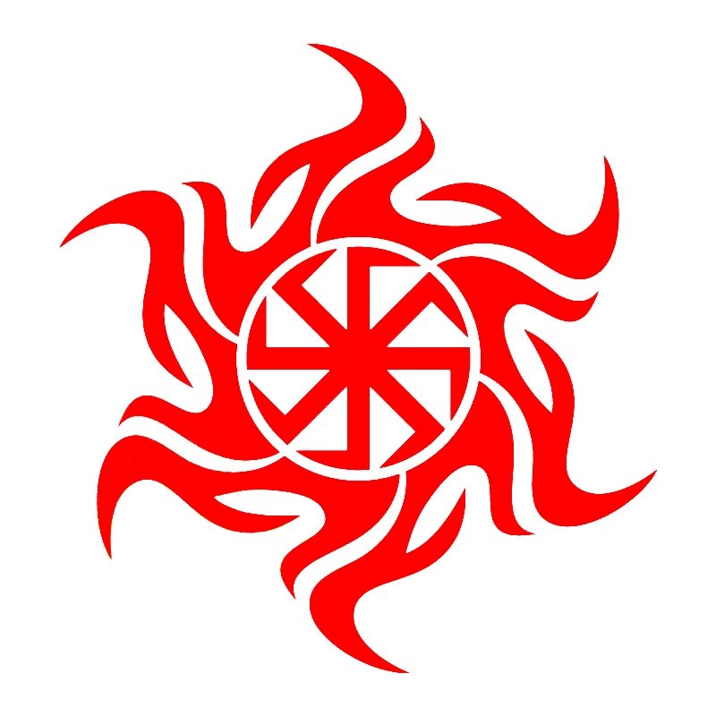 

наклейки на авто Коловрат Амулет (Лосось) водонепроницаемые наклейки на машину наклейка для авто автонаклейка стикер этикеты винила наклейки стайлинга автомобилей украшения на бампере автомобиля заднее стекло