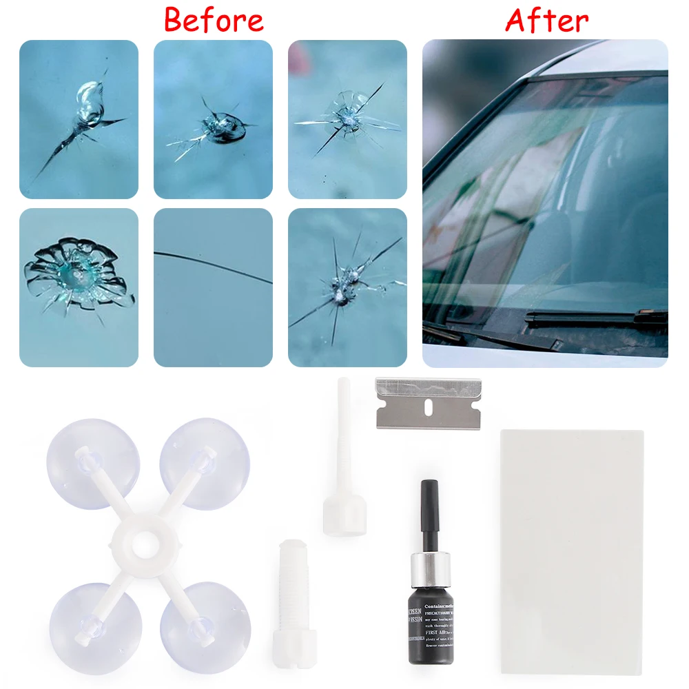 Набор для ремонта ветрового стекла набор быстрой фиксации треснувшего и