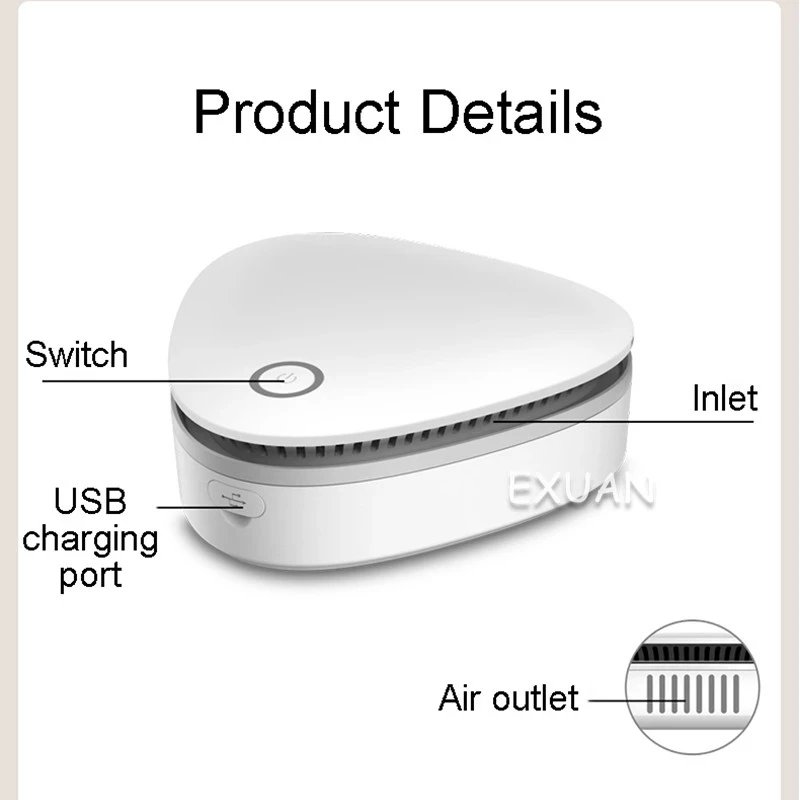 

Ozone Sterilizer Generator Car Air Purifier Disinfect O3 Deaerator Sterilization Deodorizer for Fridge Pet Toilet Formaldehyde