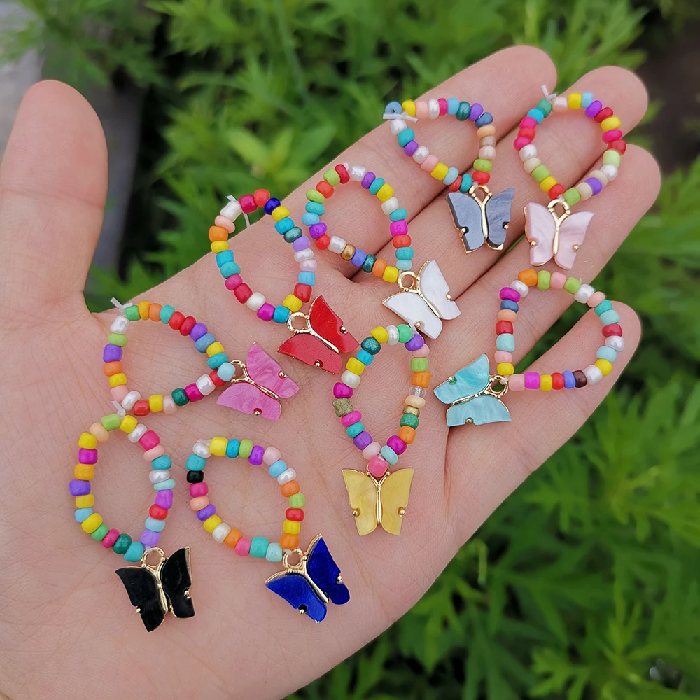

OUREX New Colorful Cute Butterfly Ladies Ring Sell Like Hot Women's Birthday Present Jewelry Dropshipping Gifts