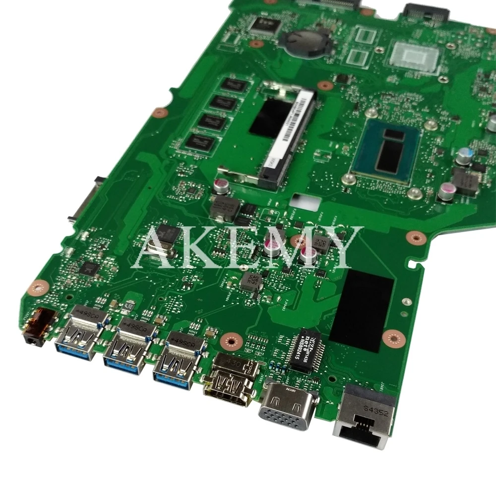 AKEMY X751LAB оригинальная материнская плата For Asus X751L K751L R752L X751LA X751LN X751LK X751LJ с
