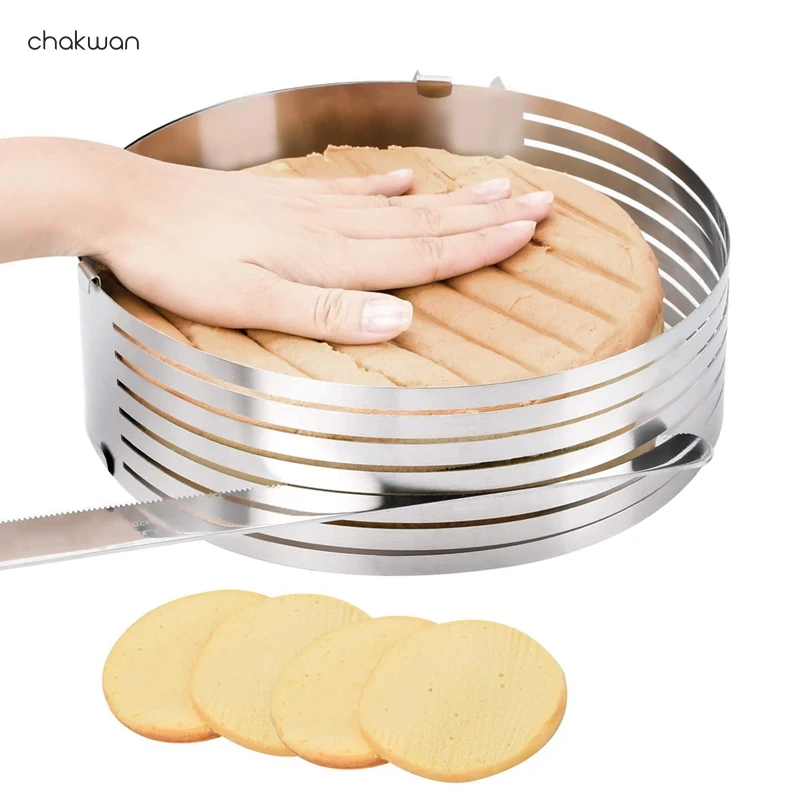 Регулируемый нож для разрезания торта слайсер Нержавеющая сталь хлеб торт