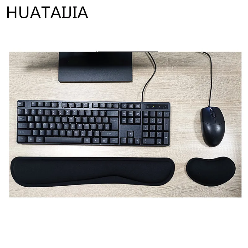 

Memory Foam Set Nonslip Wrist Support Keyboard Wrist Rest for Office Computer Wrist Support Keyboard Wrist Rest fOR LAPTOP