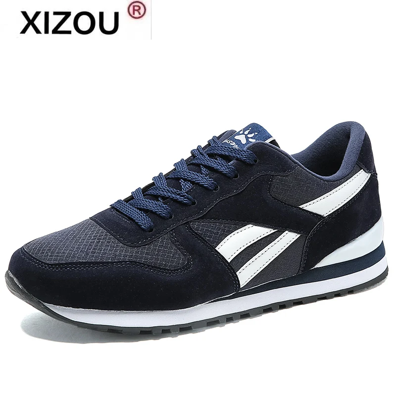 

Breathable Sneakers Men Sport Running Shoes Women Light Soft Athletic Shoes Leather Sneakers Men Casual Flats Trail Walking Shoe