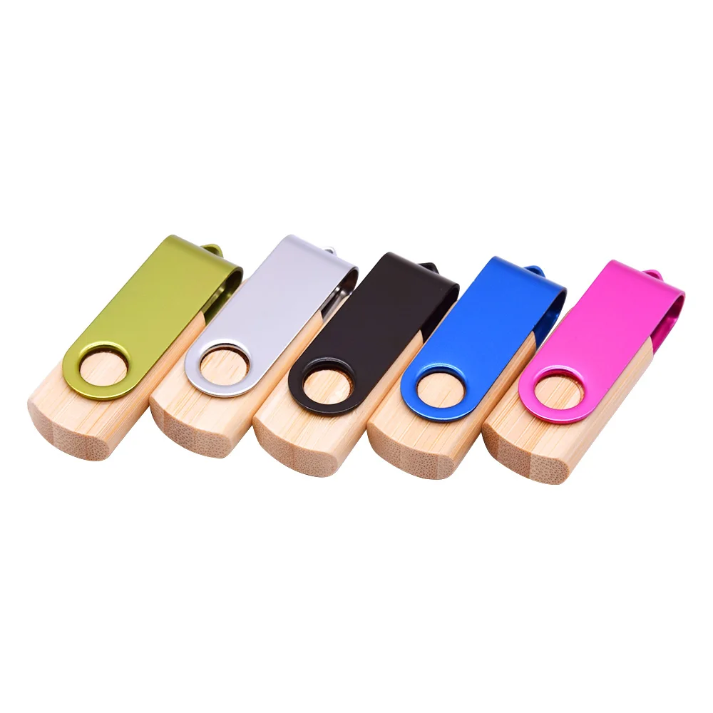 Модный женский деревянный USB-накопитель из бамбука USB-флеш-накопитель