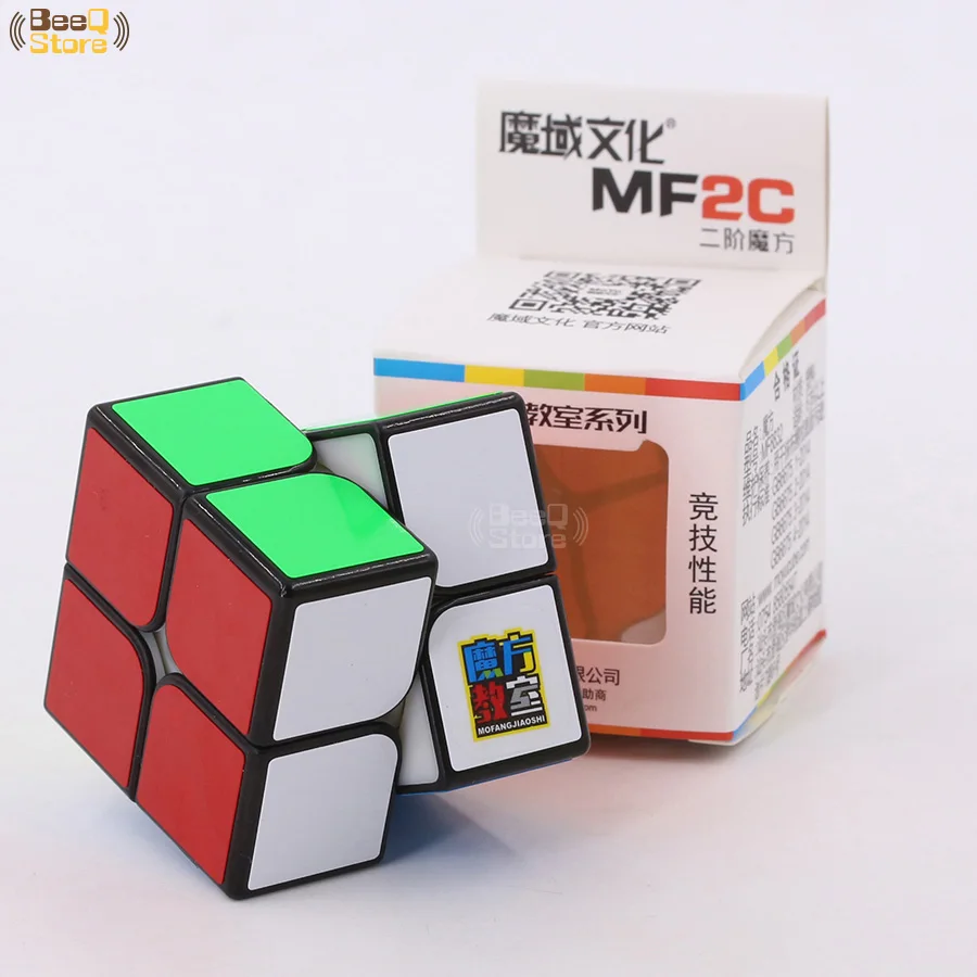 Mofangjiaoshi MF2C MF2 2x2 скоростной куб 50 мм головоломка профессиональная Magico Cubo черные