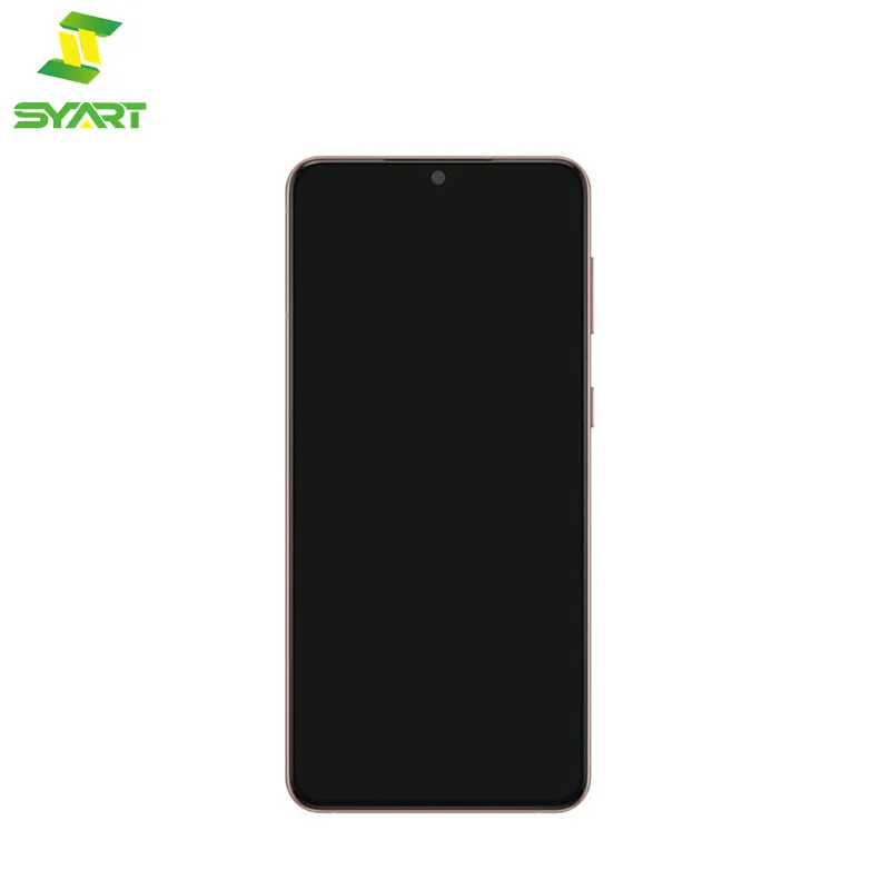 Pantalla Lcd para Samsung Galaxy S21 Lcd SM-G990F SM-G990F/DS con marco de pantalla t&aacute;ctil pantalla digitalizador Asamblea-3