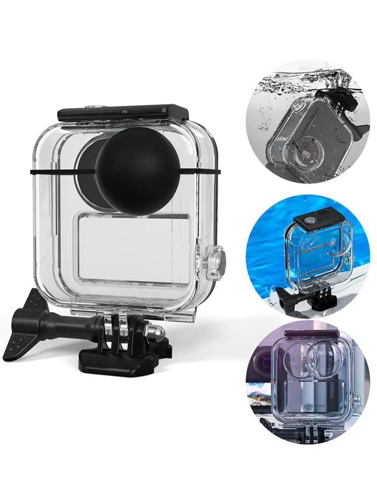 Цена Водонепроницаемый чехол для панорамной экшн-камеры GoPro MAX, защитный чехол для подводной съемки, аксессуары для дайвинга