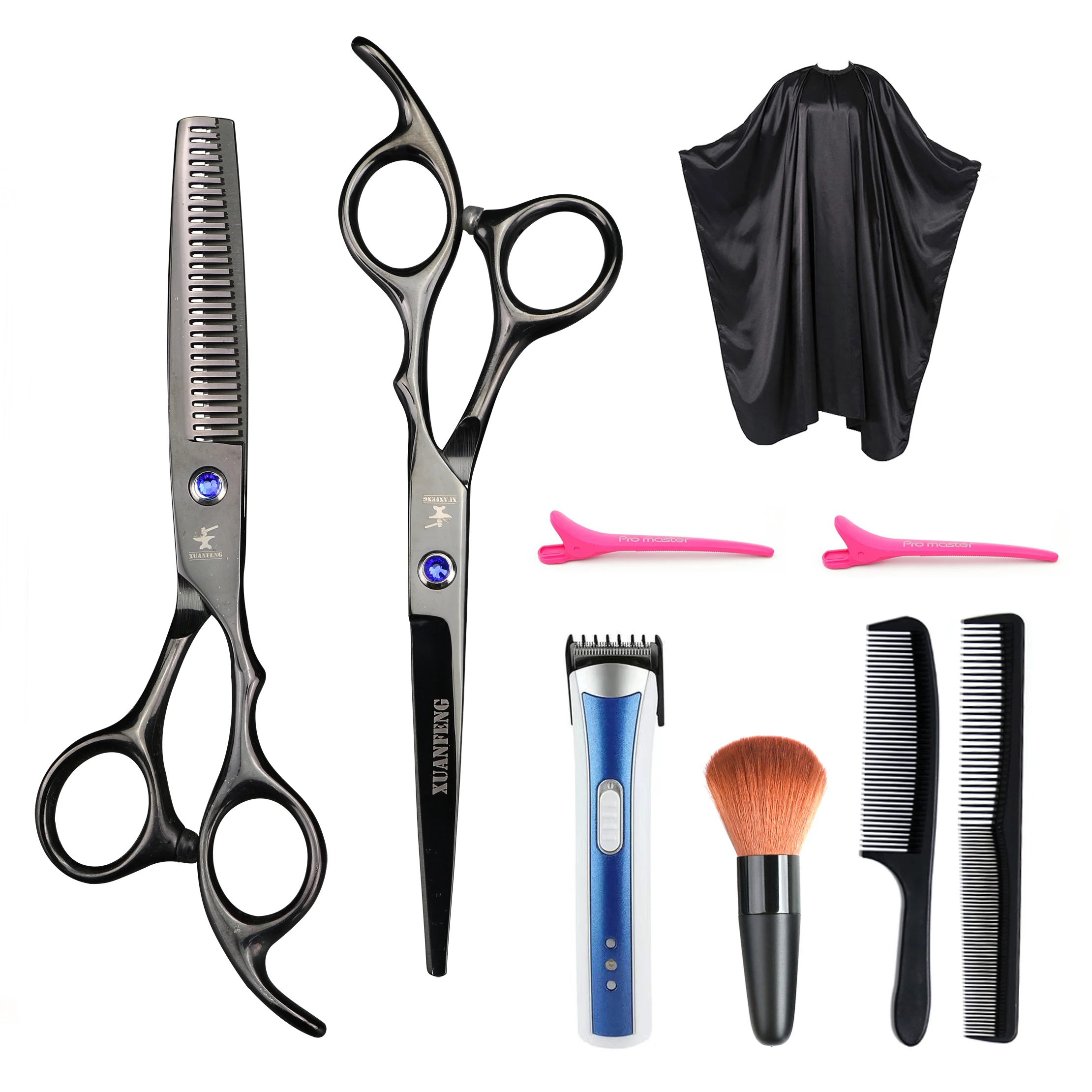 

Professional Hairdressing Scissors Set Hair Clipper Hair Cutting Thinning Scissors Barber Salon Tool Cut Hair Sharp Scissors