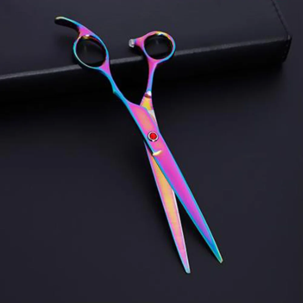 Ножницы для стрижки домашних собак изогнутые ножницы с острым краем кошек