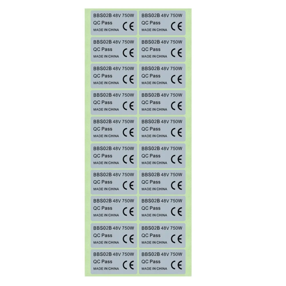

Universal 20 Pcs Ebike Electric Bicycle Sticker For BAFANG 36V 250W/48V 750W BBS 01/BBSHD Bicycle Supplies