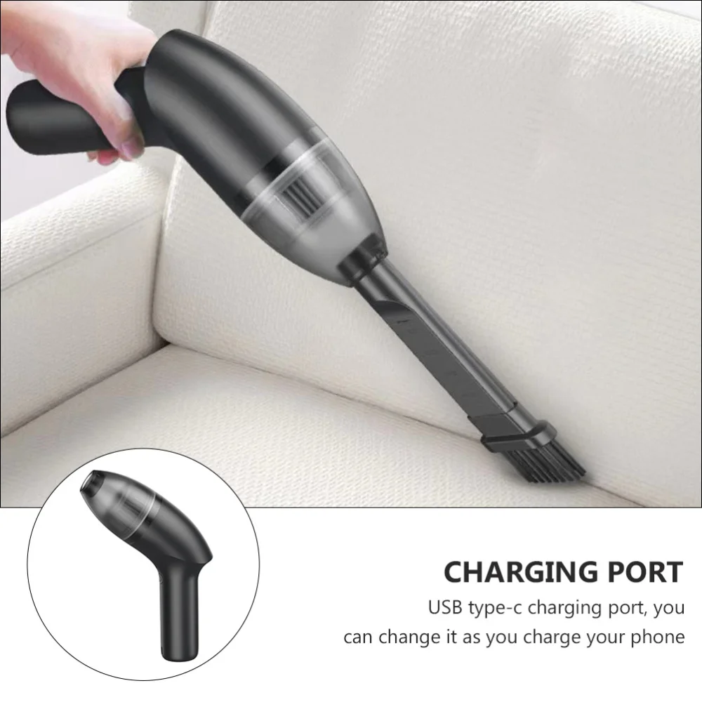 

Wireless Vacuum Cleaner LED Handheld Dust Catcher for Automotive Home Office
