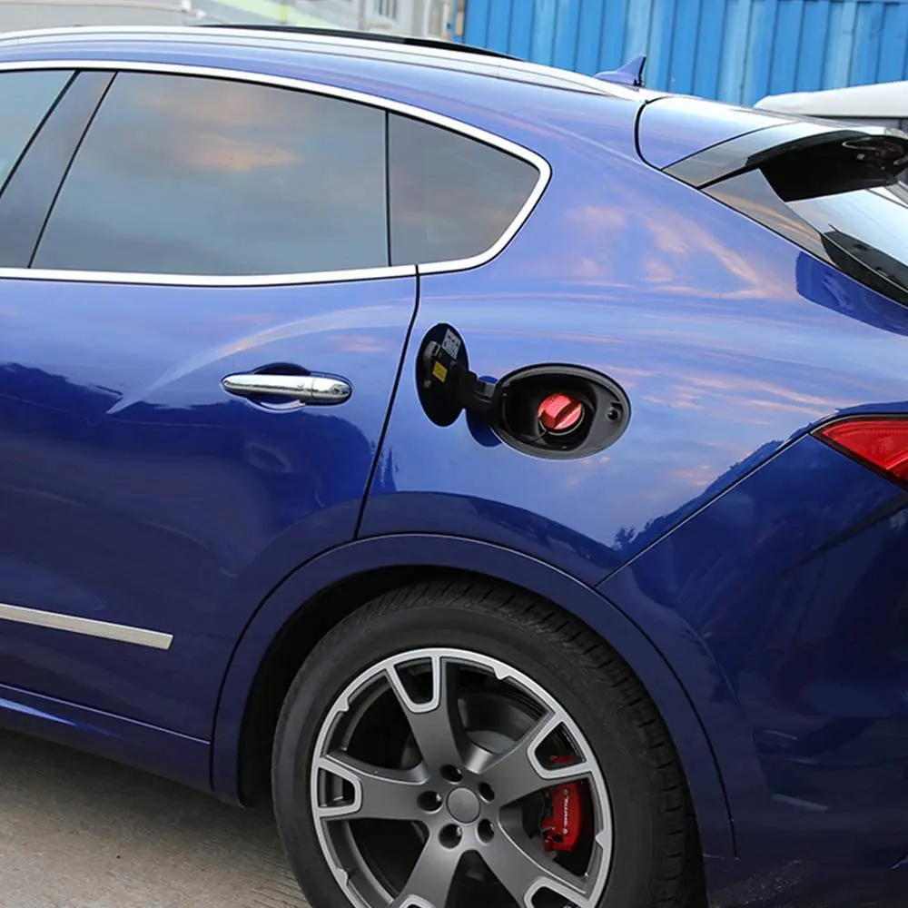 

Aluminum Alloy Gasoline Fuel Tank Button Cover For Maserati Levante 2016