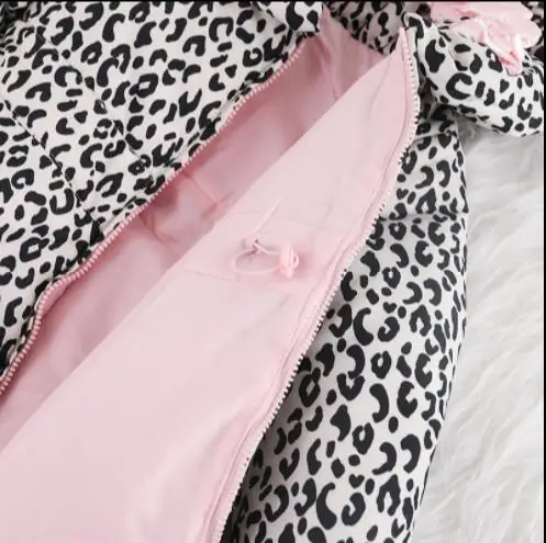 

Girls winter coat fashion trend leopard print style girls casual clothes