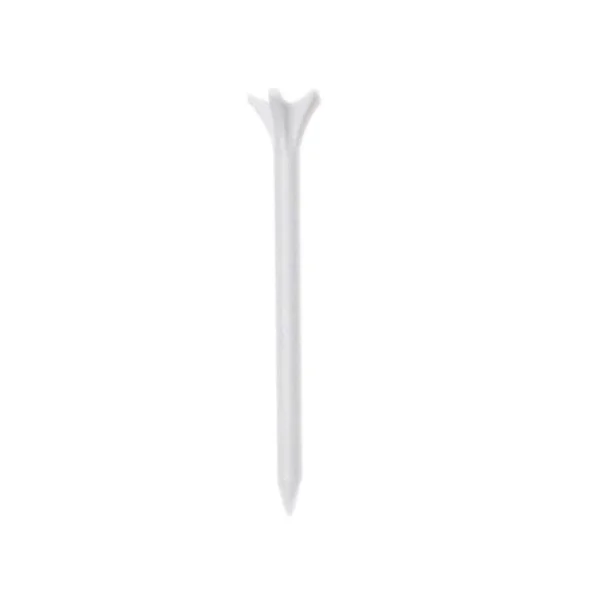 

100pcs 70mm Zero Friction Plastic 5 Prong Tees (White)