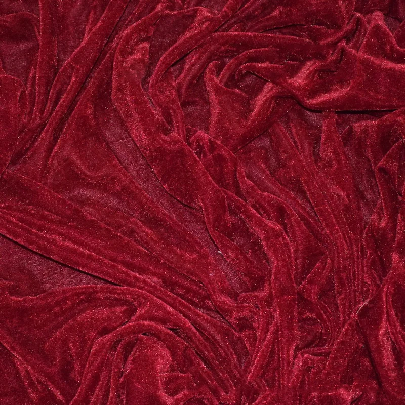 Jujube red 50*160 см золото бархат Конференции на толстом каблуке черный фон красная ткань декорированная скатерти шторы ткань, аксессуары для DIY - Цвет: Jujube red