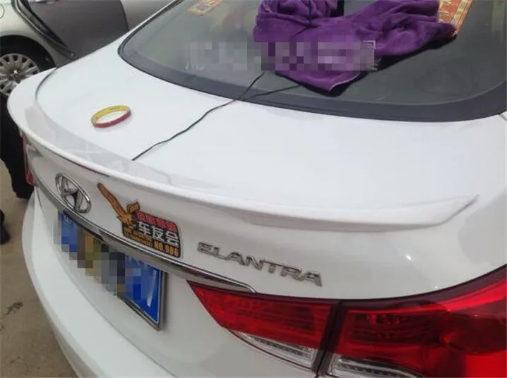 Спойлер для Hyundai Elantra заднее крыло из АБС-пластика грунтовой цвет задний спойлер A