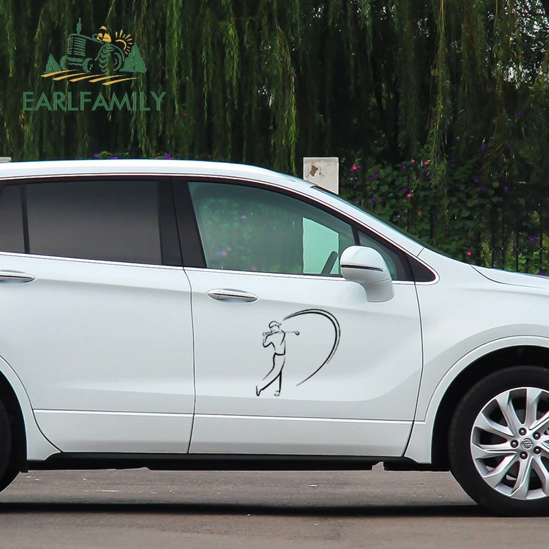EARLFAMILY 58 см x 53 9 красивая футболка для гольфа осанка модная большая наклейка