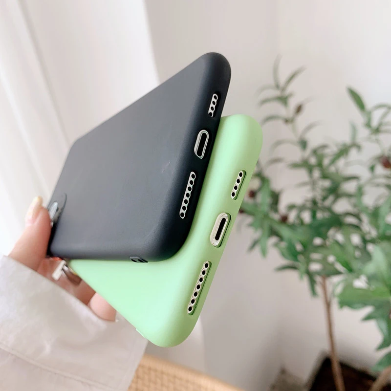 Защитный чехол карамельного цвета для телефона iPhone 11 Pro Max XR X XS 7 8 Plus мягкий из ТПУ