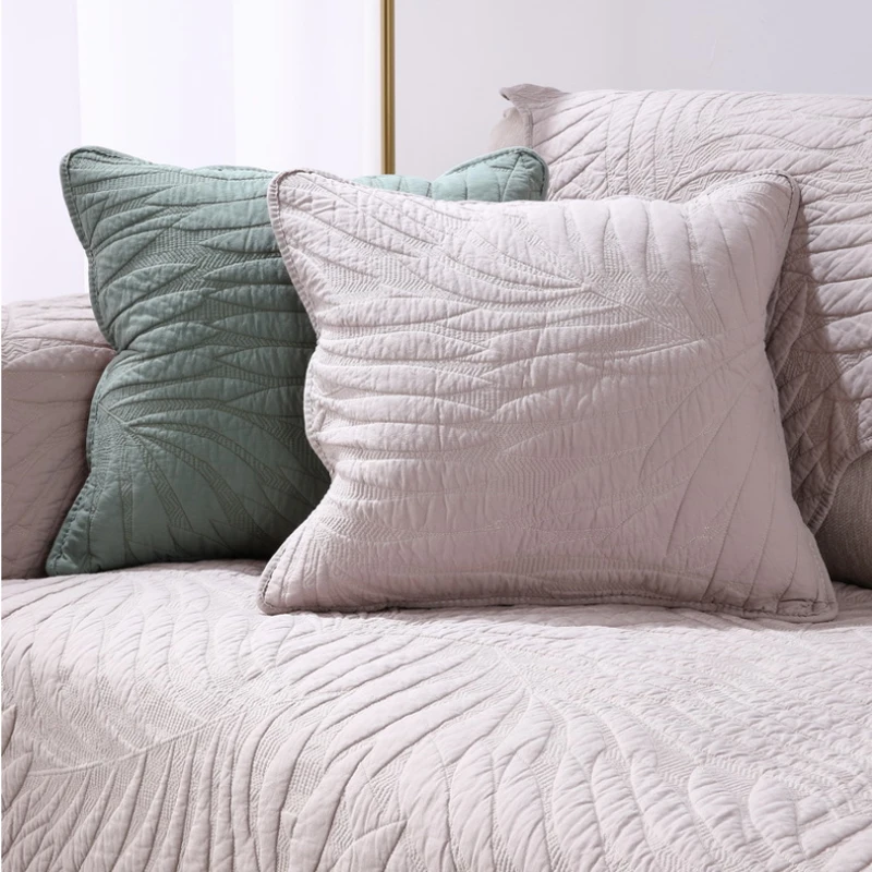 Sofa Cushion Cover Four Seasons Universal Cotton Fabric Couch Non-slip Slip Covers For Living Room Corner Sofas Towel | Дом и сад