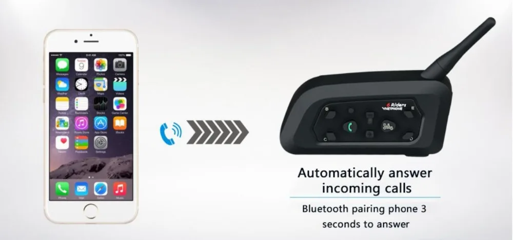 V6 мотоциклетный Bluetooth шлем домофон гарнитура 1200 м мотоцикл беспроводной BT домофон для 6 всадников Intercomunicador