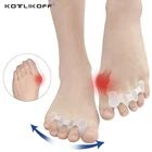 2 шт. вальгусная ортопедическая втулка для разделения всех палец на ноге большая кость ортопедический Молот корректор для ног разделитель вставки Pad