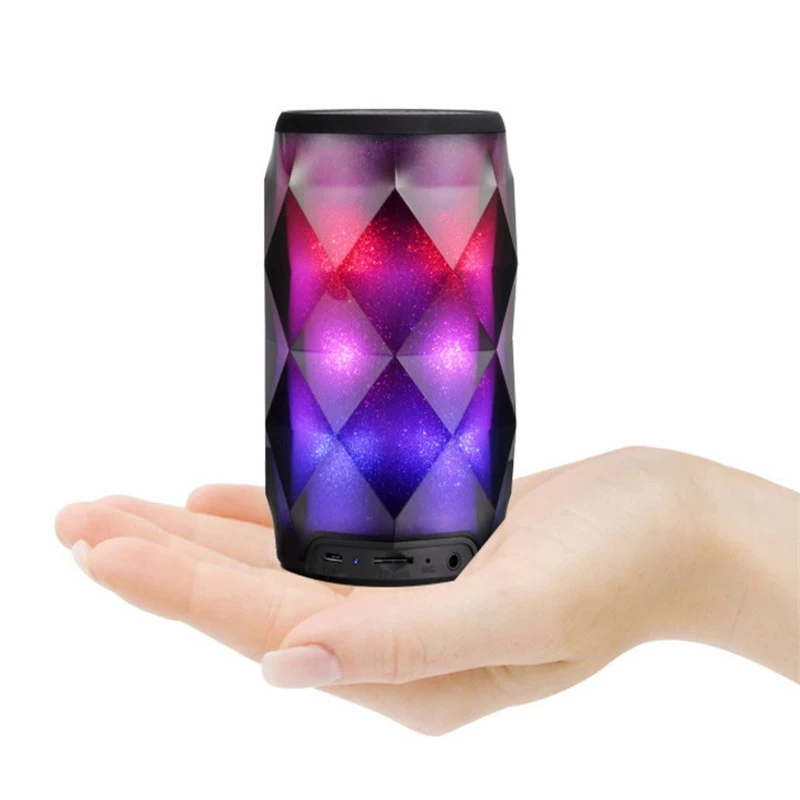 HAAYOT хрустальные Банки мини портативный светодиодный фонарик красочные