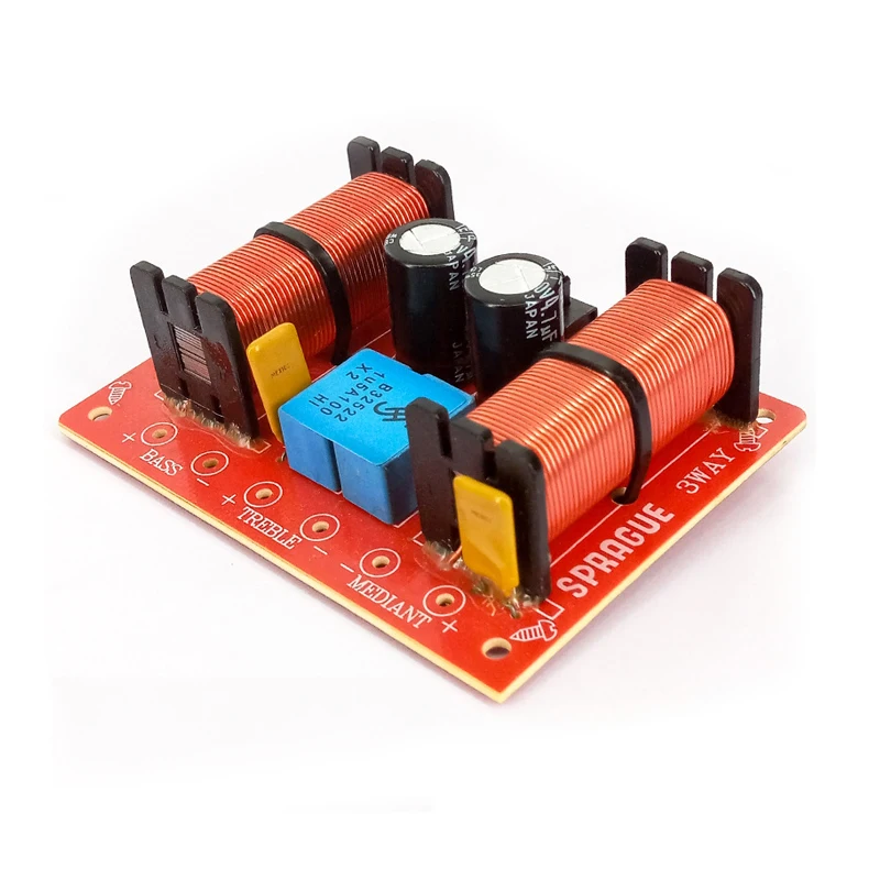 2 шт. 150 Вт 3Way аудио DIY динамик кроссовер фильтры Hifi стерео ВЧ/альт/бас 1000 Гц/5000 Гц
