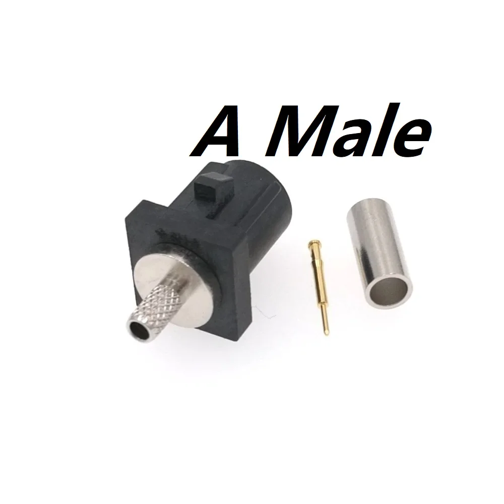Коннектор Fakra SMB A Male Female Plug RF коннектор для кабеля RG316 RG174 LMR100 10 шт. | Обустройство